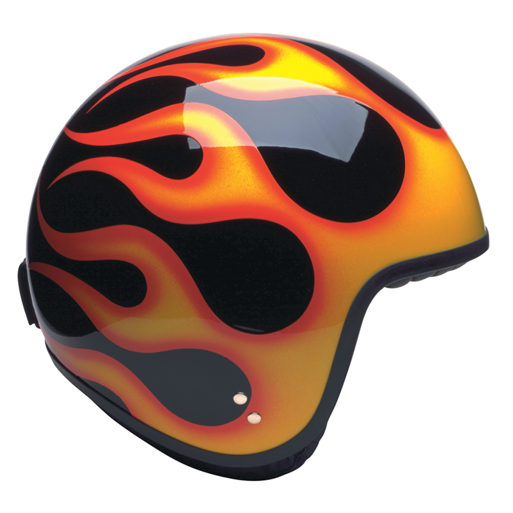 davida jet helmet - black/orange flames | Product