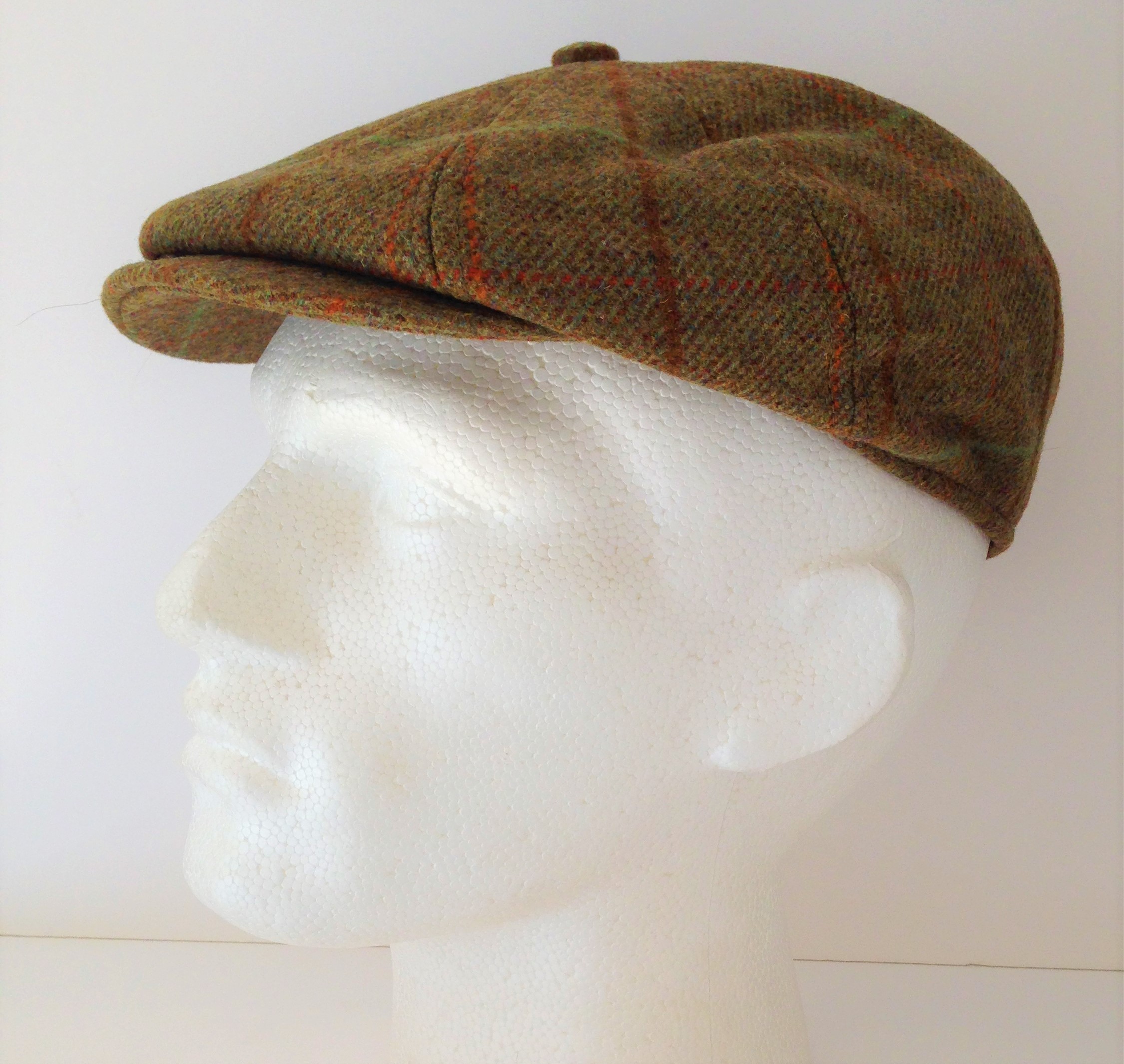 SHELSLEY TWEED CAP - GREEN/ORANGE | Product