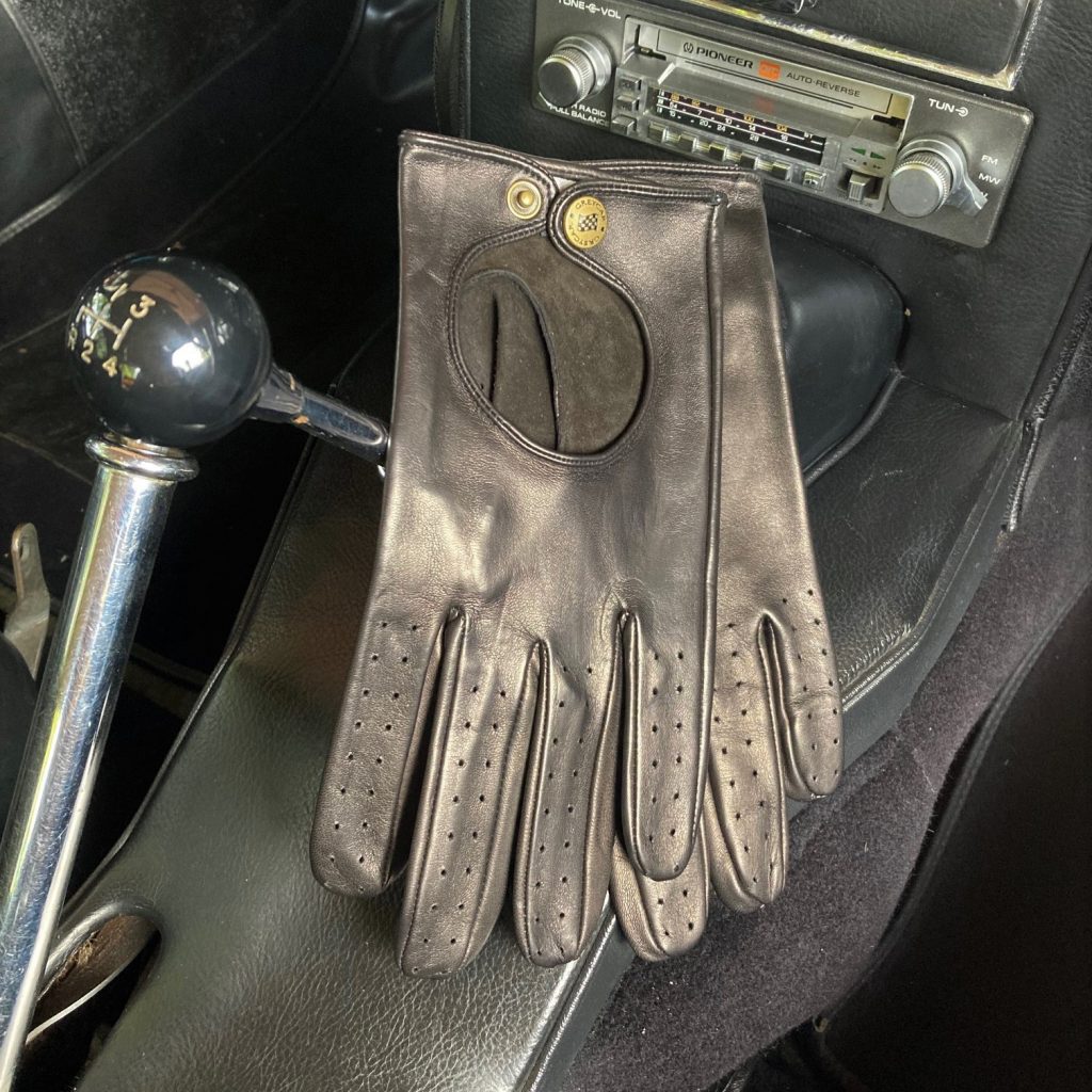 black gloves